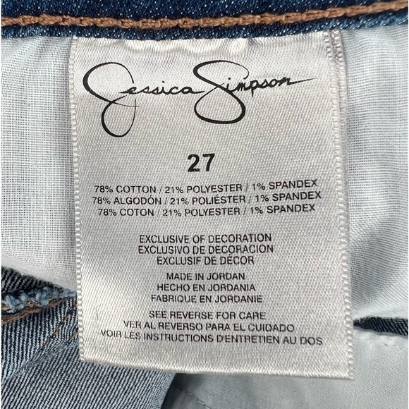 Jessica Simpson Vintage High Waisted Button Fly Jean Shorts Size 27 Women’s - Picture 2 of 7